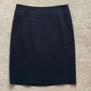 Ann Taylor black pencil skirt, size 6
